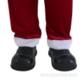 Papai Noel com bolsa de presente decoração interior em pé